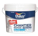 Peinture murs et plafonds blanc mat spéciale chantier - Dulux Valentine en promo chez Castorama Vigneux-sur-Seine à 29,90 €