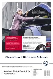 Volkswagen Werkstatt & Auto Prospekt der aktuellen Woche mit 1 Seite, gültig von 01.01.2026 bis 28.02.2026, in Nohra und Umgebung Aktueller Volkswagen Werkstatt & Auto Prospekt in Nohra und Umgebung, "Startklar für den Winter" mit 1 Seite, 01.01.2026 - 28.02.2026