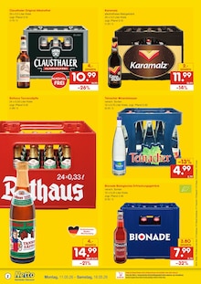 Bier im Netto Marken-Discount Prospekt "DER ORT, AN DEM DU IMMER AUSGEZEICHNETE PREISE FINDEST." mit 6 Seiten (Albstadt)