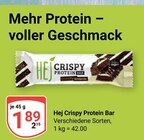 Crispy Protein Bar Angebote von Hej bei GLOBUS Siegen für 1,89 €