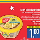 Aktuelles Eier-Brotaufstrich Angebot bei E center in Regensburg ab 1,00 €