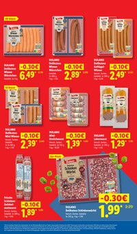 Wiener Würstchen im Lidl Prospekt "Der Preisführer macht Deutschland dauerhaft günstiger!" mit 42 Seiten (Dresden)