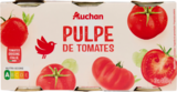 PULPE DE TOMATES AUCHAN - AUCHAN - Auchan Hypermarché à Saint-Étienne PULPE DE TOMATES AUCHAN - AUCHAN en promo chez Auchan Hypermarché Saint-Étienne à 3,98 €