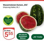 Wassermelonen Dumara XXL bei GLOBUS im Rüsselsheim Prospekt für 5,55 €