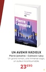 Un avenir radieux - CALMANN-LEVY en promo chez Fnac Un avenir radieux - CALMANN-LEVY dans le catalogue Fnac