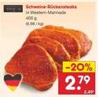 Aktuelle Steak Angebote bei Netto Marken-Discount in Düsseldorf Aktuelles Schweine-Rückensteaks Angebot bei Netto Marken-Discount in Düsseldorf ab 2,79 €