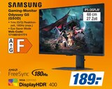 expert Rastatt - Gaming-Monitor Odyssey G5 (G50D) Angebot im Prospekt Gaming-Monitor Odyssey G5 (G50D) bei expert im Rastatt Prospekt für 189,00 €