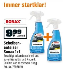 Scheibenenteiser 1+1 bei OBI in Köln Scheibenenteiser 1+1 im Angebot bei OBI Köln für 9,99 €