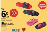 Mule ou tong homme, femme ou enfant - Marvel - E.Leclerc à Épinay-sur-Seine Mule ou tong homme, femme ou enfant - Marvel en promo chez E.Leclerc Épinay-sur-Seine à 6,96 €