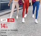 Promo Legging de training femme à 14,99 € dans le catalogue Intersport à Tavers