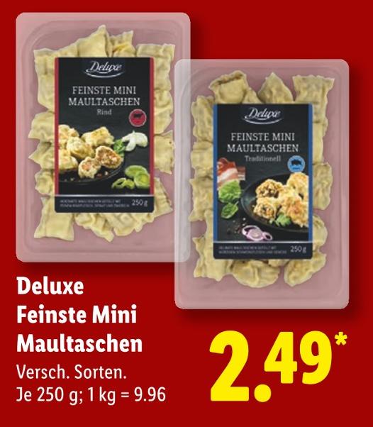 Feinste Mini Maultaschen Traditionell