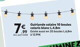 Guirlande solaire 10 boules dans le catalogue Maxi Bazar