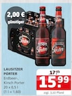 Porter Erdbeer-, Kirsch Porter Angebote von Lausitzer bei Getränke Quelle Weydringer Paderborn für 15,99 €