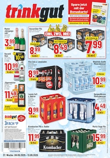 Bitburger im Trinkgut Prospekt "Aktuelle Angebote" mit 6 Seiten (Willich)