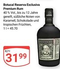 Aktuelles Botucal Reserva Exclusiva Premium Rum Angebot bei GLOBUS in Jena ab 31,99 €