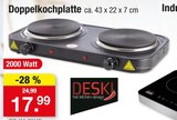 Doppelkochplatte Angebote von Deski bei Zimmermann Magdeburg für 17,99 €