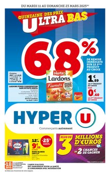 Promo Alimentation dans le catalogue Hyper U du moment à la page 1