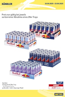 Red Bull im METRO Prospekt "Wochenangebote Händler" mit 28 Seiten (Bautzen)