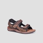 Sandales à scratchs marron homme - TRAPPEUR dans le catalogue La Halle