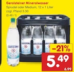 Mineralwasser Angebote von Gerolsteiner bei Netto Marken-Discount Mettmann für 5,49 €