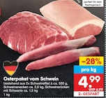 Osterpaket vom Schwein Angebote bei Netto Marken-Discount Rheda-Wiedenbrück für 4,99 €