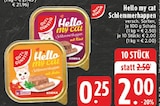 E center Duisburg - Hello my cat Schlemmerhappen mit Rind Angebot im Prospekt Hello my cat Schlemmerhappen mit Rind bei E center im Duisburg Prospekt für 0,25 €
