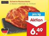Schweine-Nackensteaks im Netto Marken-Discount Prospekt Schweine-Nackensteaks von im aktuellen Netto Marken-Discount Prospekt für 6,49 €