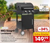 BBQ Gasgrill Louisiana im Angebot bei Netto Marken-Discount in Cottbus BBQ Gasgrill Louisiana Angebote von Juskys bei Netto Marken-Discount Cottbus für 149,99 €