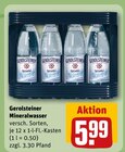 Mineralwasser im Angebot bei REWE in Leverkusen Mineralwasser Angebote von Gerolsteiner bei REWE Leverkusen für 5,99 €