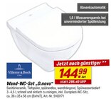 Wand-WC-Set „O.novo“ im toom Baumarkt Prospekt Wand-WC-Set „O.novo“ von Villeroy & Boch im aktuellen toom Baumarkt Prospekt für 144,99 €