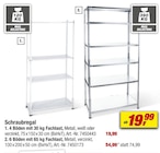 Schraubregal von  im aktuellen toom Baumarkt Prospekt für 19,99 €