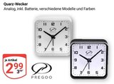 Aktuelles Quarz-Wecker Angebot bei GLOBUS in Krefeld ab 2,99 €
