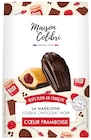 Madeleines coque chocolat noir coeur framboise à Carrefour dans Vallois