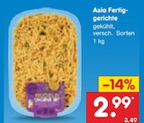 Asia Fertiggerichte Angebote bei Netto Marken-Discount Bremerhaven für 2,99 €