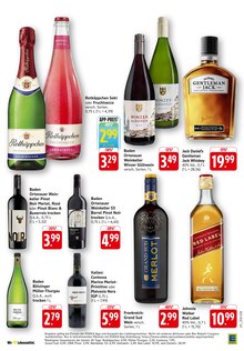 Jack Daniels im EDEKA Prospekt "Aktuelle Angebote" mit 35 Seiten (Konstanz)