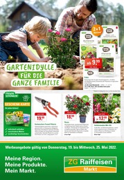 ZG Raiffeisen Prospekt für Neckargerach mit 8 Seiten ZG Raiffeisen Prospekt für Neckargerach: Gartenidylle für die ganze Familie!, 8 Seiten, 19.05.2022 - 25.05.2022