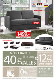 Couch im Zurbrüggen Prospekt "Ihr Einrichtungshaus der Extraklasse!" mit 4 Seiten (Oldenburg)