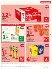 Promos Coca-Cola dans le catalogue "LES TOPS" de Auchan Hypermarché Coca-Cola en promo dans le catalogue Auchan Hypermarché à la page 5