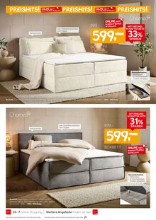 Boxspringbett im XXXLutz Prospekt "Bis zu 61 % in diesem Prospekt sparen!" mit 8 Seiten (Frankfurt (Main))