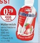 Erdbeeren im V-Markt Prospekt Erdbeer-Geschmack von Müllermilch im aktuellen V-Markt Prospekt für 0,79 €