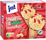 Spaghetti-Eis Hörnchen im Angebot bei REWE in Frankfurt Spaghetti-Eis Hörnchen Angebote von ja! bei REWE Frankfurt für 2,29 €
