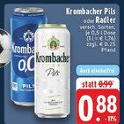 Pils im Angebot bei E center in Erkelenz Pils Angebote von Krombacher bei E center Erkelenz für 0,88 €