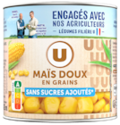 U Express Calvisson - Promo Maïs doux en grains sans sucres ajoutés Promo Maïs doux en grains sans sucres ajoutés à 0,85 € dans le catalogue U Express à Calvisson