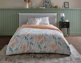 Parure housse de couette 2 personnes et 2 taies d'oreiller rose - DOMÉDIA en promo chez Intermarché Viry-Châtillon à 20,96 €