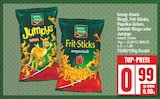 Ringli, Frit-Sticks, Paprika-Ecken, Zwiebel-Ringe oder Jumpys von funny-frisch im aktuellen EDEKA Prospekt für 0,99 €