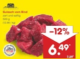 Gulasch vom Rind im Angebot bei Netto Marken-Discount in Hannover Gulasch vom Rind Angebote von Gut Ponholz bei Netto Marken-Discount Hannover für 6,49 €
