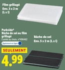 Bâche de sol ou film grillagé - PARKSIDE - Lidl à Mulhouse Bâche de sol ou film grillagé - PARKSIDE en promo chez Lidl Mulhouse à 4,99 €