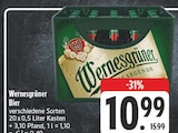 Aktuelle Bier Angebote bei EDEKA in Zwickau Aktuelles Wernesgrüner Bier Angebot bei EDEKA in Zwickau ab 10,99 €