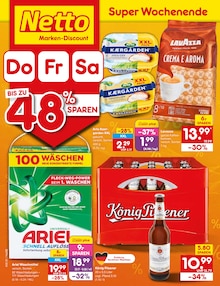 König Pilsener im Netto Marken-Discount Prospekt "Aktuelle Angebote" mit 76 Seiten (Hamm)