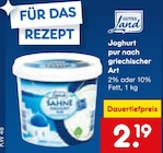 Netto Marken-Discount Bad Düben - Joghurt pur nach griechischer Art 2% Fett Angebot im Prospekt Joghurt pur nach griechischer Art 2% Fett bei Netto Marken-Discount im Bad Düben Prospekt für 2,19 €